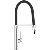 GROHE Concetto Professional Keukenkraan - Hoge Draaibare Uitloop - 2 Straalopties - Chroom