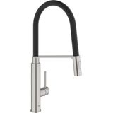 GROHE Concetto Professional Keukenkraan - Draaibare Uitloop - 2 Straalopties - RVS