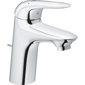 GROHE Eurostyle New waterbesparendes wastafelkraan M size ES met waste met gesloten greep chroom 23709003