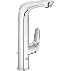 GROHE Eurostyle News wastafelkraan L size met zijbediening met waste met gesloten greep chroom
