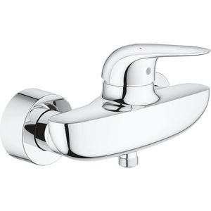 GROHE Eurostyle New douchekraan zonder omstel met koppelingen met gesloten greep chroom 23722003