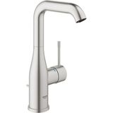 GROHE Essence new Wastafelkraan Opbouw - uitloop 12.7cm - L-size - waste - supersteel 32628DC1