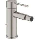 GROHE Essence New Bidetkraan - Lage Uitloop - Met Trek-waste - SuperSteel