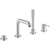 GROHE Essence New Viergats Badrandcombinatie - SuperSteel