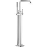 GROHE Essence New Afbouwdeel vrijstaande badkraan - omstel - draaibare uitloop 27.7cm - handdouche - doucheslang - supersteel 23491dc1