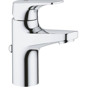 GROHE BauFlow Wastafelkraan S - Lage Mengkraan met Trekwaste - Eco - Chroom