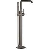 GROHE Essence New Afbouwdeel vrijstaande badkraan - omstel - draaibare uitloop 27.7cm - handdouche - doucheslang - hard graphite 23491A01