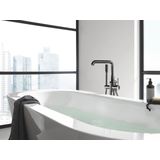 GROHE Essence New Afbouwdeel vrijstaande badkraan - omstel - draaibare uitloop 27.7cm - handdouche - doucheslang - hard graphite 23491A01