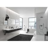 GROHE Essence New Afbouwdeel vrijstaande badkraan - omstel - draaibare uitloop 27.7cm - handdouche - doucheslang - hard graphite 23491A01