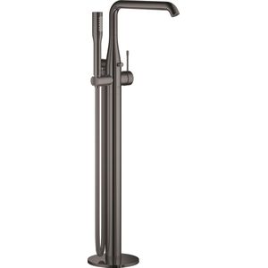 GROHE Essence New Badkraan - Vrijstaand - Inclusief doucheset - Exclusief installatiedeel - Hard graphite (antraciet)