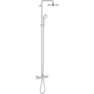 GROHE Tempesta Cosmopolitan Regendoucheset Opbouw- badkraan - hoofddouche 21cm- handdouche rond 10cm - chroom 26223001