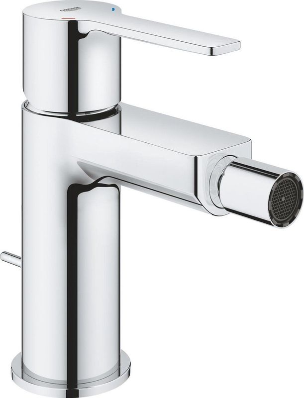 GROHE Lineare New 1-gats bidetkraan S-size m waste met QuickFix, chroom
