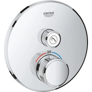 GROHE Grohtherm SmartControl Thermostatiche Douchekraan - Inbouw mengkraan - Rond - Chroom