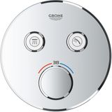 GROHE Grohtherm SmartControl Thermostatiche Douchekraan - Inbouw - Met omstelling - Rond - Chroom