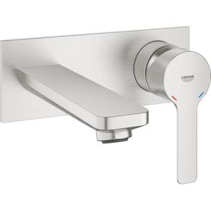 Grohe Lineare New afdekset 2-gats wandkraan M-size chroom