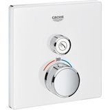 Grohe SmartControl Inbouwthermostaat - 2 knoppen - vierkant - wit 29153LS0