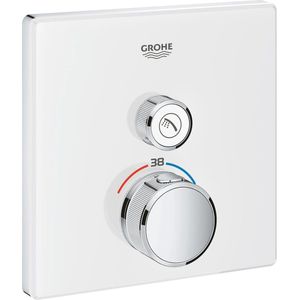 Grohe SmartControl Inbouwthermostaat - 2 knoppen - vierkant - wit 29153ls0
