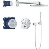 GROHE Grohtherm SmartControl doucheset - Inbouw regendouche - Ã¸ 31 cm - Met mengkraan - 34709000