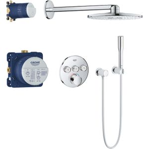 Grohe SmartControl Perfect - Showerset compleet met inbouw douchekraan, 31 cm, chroom 34709000