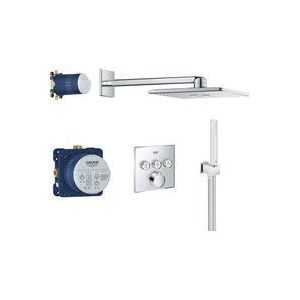 GROHE Grohtherm SmartControl doucheset - Inbouw regendouche - ø 31 cm vierkant - Met mengkraan - 34712000