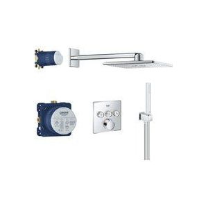 GROHE UP-Duschsystem SmartControl Mischer 34712 eckig 3 ASV chrom, 34712000