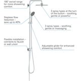 GROHE QuickFix Vitalio Joy 260 Regendouche - Ø 26 cm - 3 Straalsoorten - Zonder Thermostaatkraan