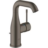 Grohe Wastafelkraan Essence M-size Grijs Geborsteld