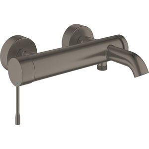 GROHE Essence New Badkraan - met Waste - 15cm - Hard Graphite Geborsteld - 33624AL1