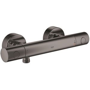 GROHE Grohtherm 1000 Cosmopolitan M douchekraan thermostatisch met koppelingen EcoJoy en volumegreep met ecobutton hard graphite 34065A02