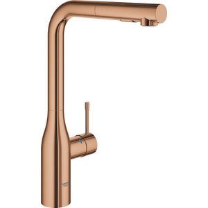 GROHE Essence New - Keukenkraan - Hoge Uitloop - Warm Sunset - Uittrekbare Handdouche