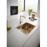 GROHE Essence New keukenkraan - Hoge uitloop - Warm Sunset geborsteld (mat brons)