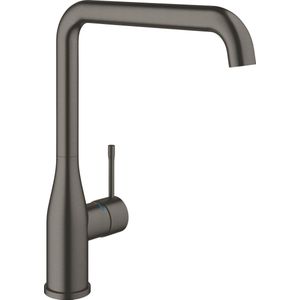 GROHE Essence New Keukenkraan - Draaibare Hoge Uitloop - Hard Graphite Geborsteld