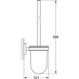 GROHE Essentials Toiletborstelset - Warm Sunset - Wandmodel - Krasvast