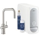 GROHE blue home Keukenkraan - uittrekbare u uitloop - supersteel geborsteld 31543DC0