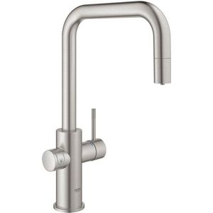 GROHE Blue Home Keukenkraan - Uittrekbare Uitloop - 1 Gats - Supersteel Geborsteld