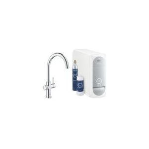 GROHE Blue Home Duo Keukenkraan - Chroom - Starterkit voor Gekoeld Water