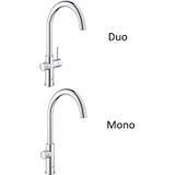 Bruisendwater keukenkraan grohe blue home mono starterkit chilled en sparkling water c uitloop rvs