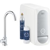 Bruisendwater keukenkraan grohe blue home mono starterkit chilled en sparkling water c uitloop rvs