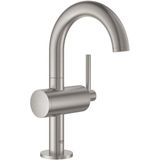 GROHE Atrio Wastafelkraan Opbouw - uitloop 12.5cm - M-size - push open - supersteel 32043DC3