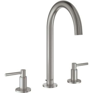 GROHE Atrio Wastafelkraan Opbouw - uitloop 16.6cm - M-size - waste - draaibaar - supersteel 20009DC3