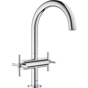 GROHE Atrio Wastafelkraan Opbouw - uitloop 16.6cm - L-size - kruisgreep chroom 21019003