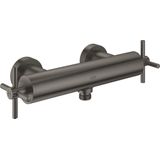 GROHE Atrio Douchekraan - Mengkraan - 15 cm hartafstand - Hard graphite geborsteld (mat antraciet)