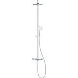 GROHE Euphoria Smartcontrol 260 Regendouche - ø 26 cm - Met badthermostaat - Verstelbare wandbevestiging - Chroom