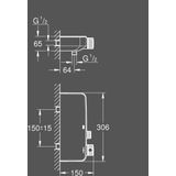 GROHE Grohtherm SmartControl Thermostatische douchemengkraan, 34719000