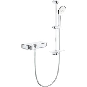 GROHE Grohtherm Smartcontrol douchekraan - Met doucheset - 15 cm hartafstand - Douchestang 60 cm