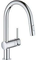 GROHE Minta Einhand-Spültischbatterie, C-Auslauf, mit