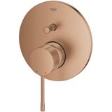 GROHE Essence inbouw douchekraan - Opbouwdeel - 2 uitgangen - Geborsteld warm sunset (mat brons)