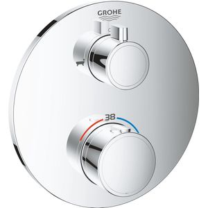 GROHE Grohtherm thermostatische inbouw douchekraan - Douche/Bad omstelling - Chroom
