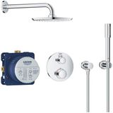 GROHE Grohtherm Perfect Regendouche - inbouw - ø 21cm - met Rainshower Cosmopolitan douchekop - Chroom