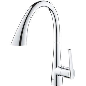 GROHE EH-Spültischbatterie Zedra 32294_2 C-Ausl. auszb. 3-Strahl-Spülbrause chrom, 32294002
